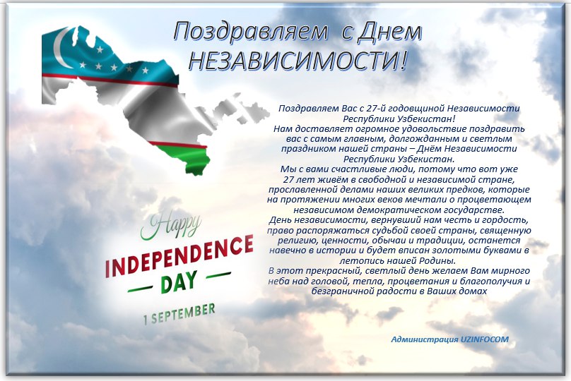 С Днем Независимости Поздравления Своими Словами